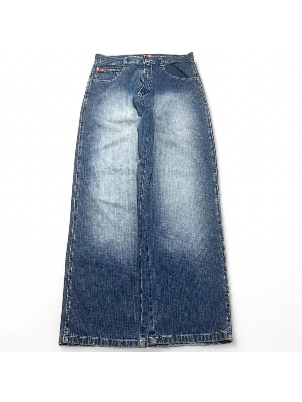 Y2K Vintage SouthPole Red Tab Faded Baggy Jeans Sz. 32X31